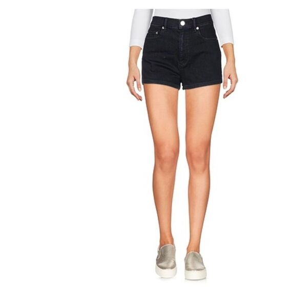 Marc By Marc Jacobs Y2K workwear black high rise denim jean short 25